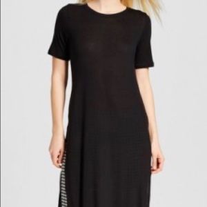 Never Worn Plus Short Sleeve Side Slit Midi Tee
